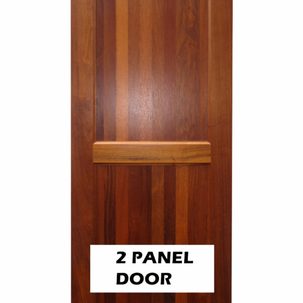 2 Panel Kwila Door