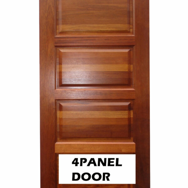 4 Panel Kwila Door